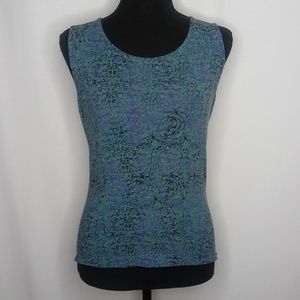 J.Jill Size Petite X-Small Blue Tank Top Stretch